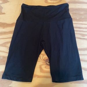 Black Biker Short